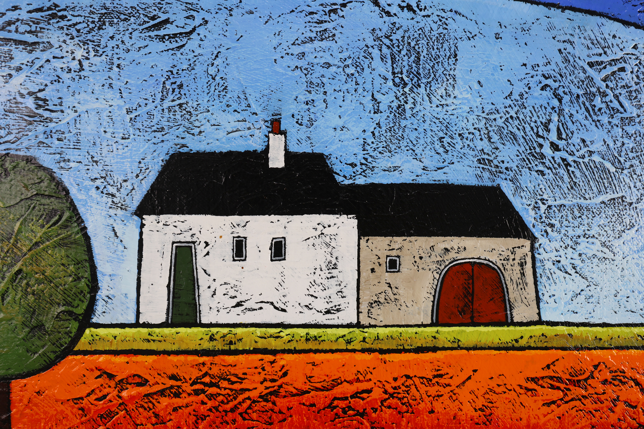 Large Painting by Marja Boekhout, Belgium, 2004thumbnail